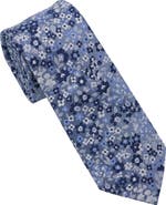 Ben Sherman Floral Jacquard Slim Tie
