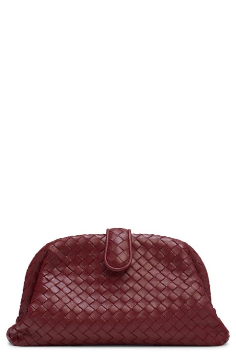 The Lauren 1980 Intrecciato Leather Clutch