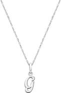 Tiny Blessings Sterling Silver Initial 12-14" Necklace