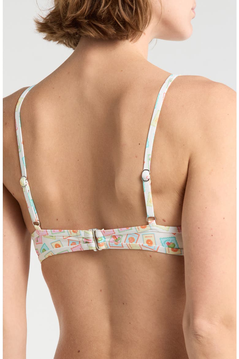 West Coast Underwire Bikini Top, Alternate, color, COLLECTING STAMPS