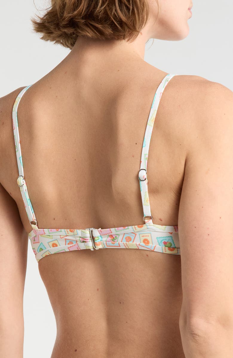 Dippin Daisys West Coast Underwire Bikini Top, Alternate, color, Collecting Stamps
