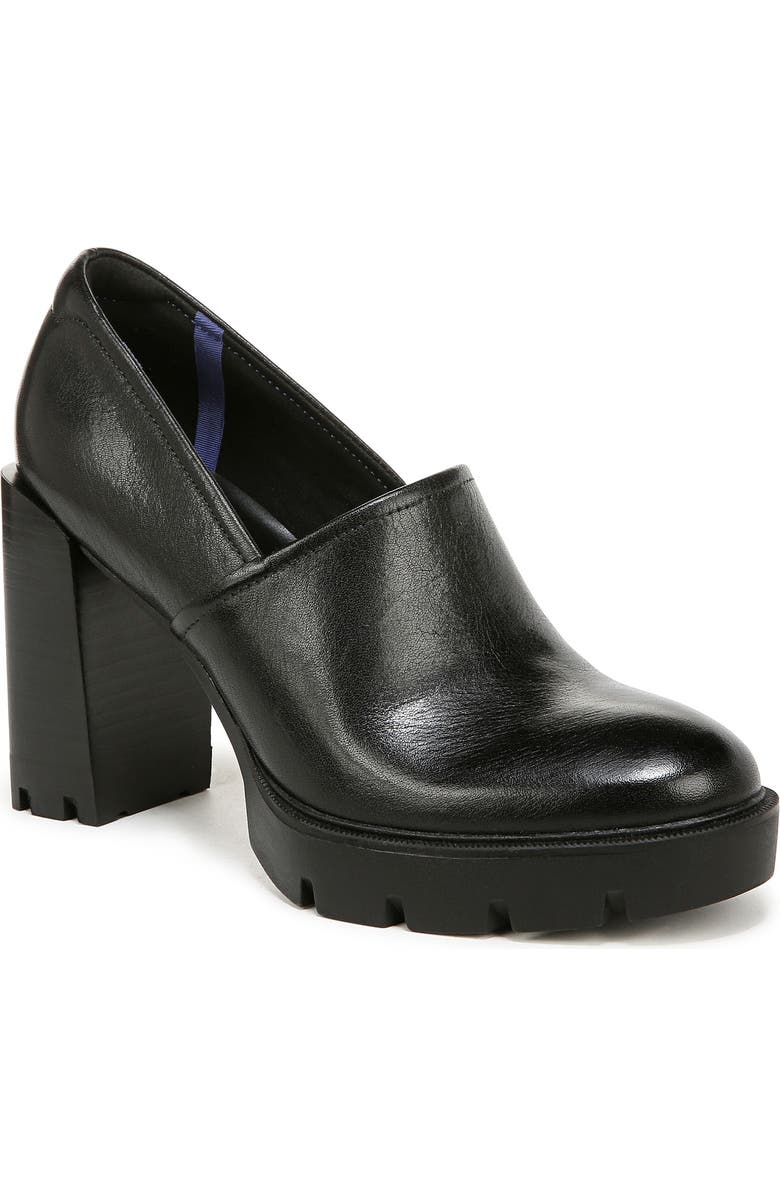 Naturalizer Pierson Lug Sole Platform Pump, Main, color, Black