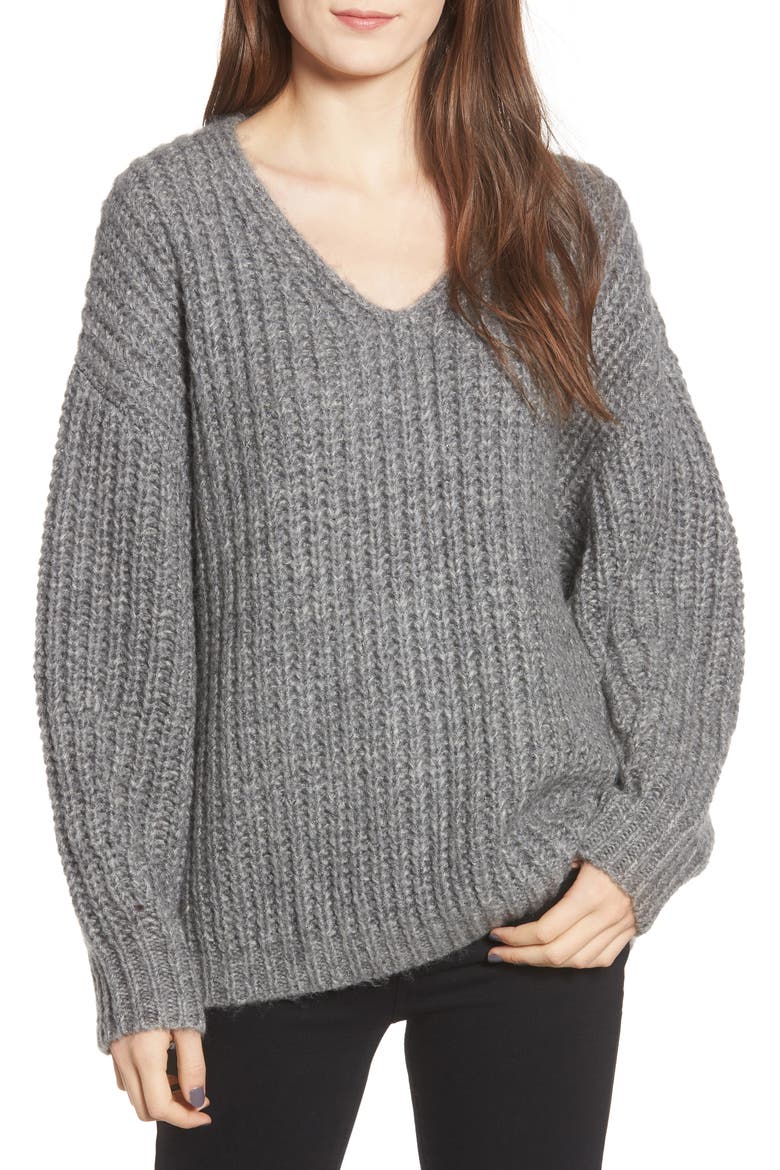 Dorit Sweater, Main, color, HEATHER GREY