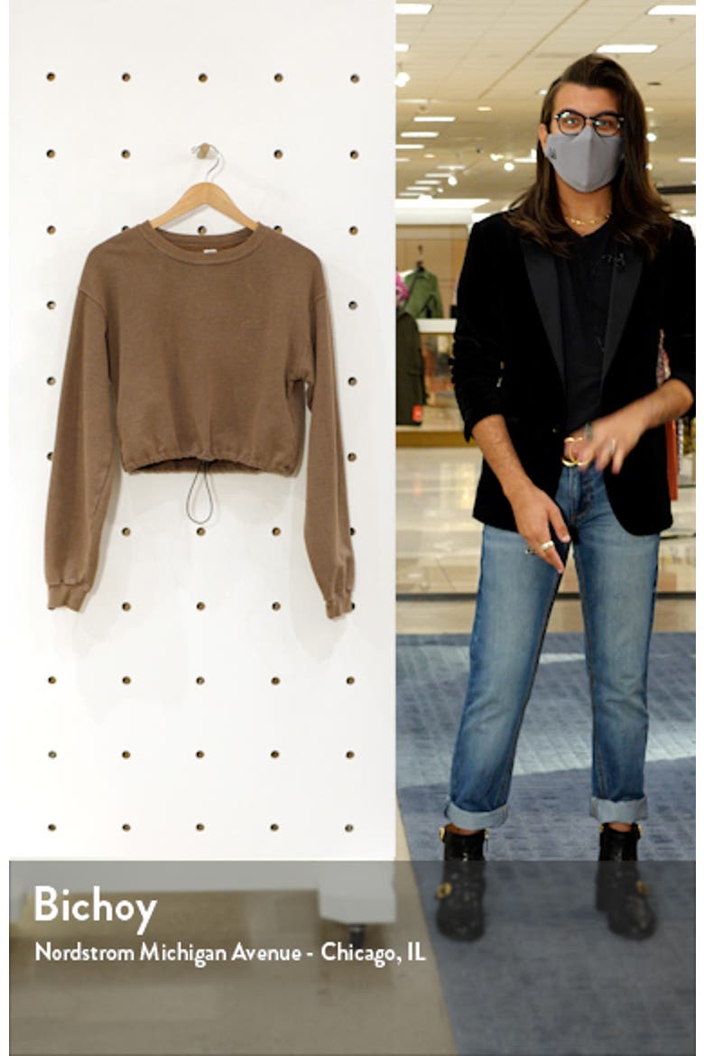 Bubble Hem Sweat Top video