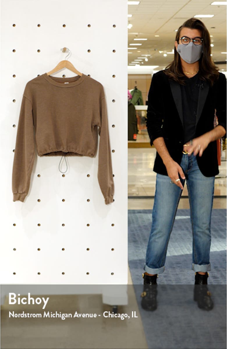 Bubble Hem Sweat Top, sales video thumbnail