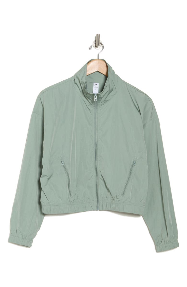 YOGALICIOUS Radiant Zip Pocket Jacket, Alternate, color, Lily Pad