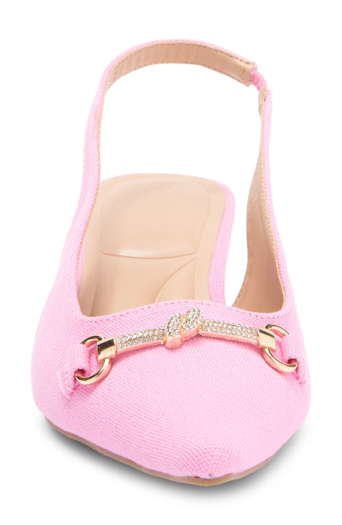 Wild Diva Lounge Aura Bit Slingback Kitten Heel Pump