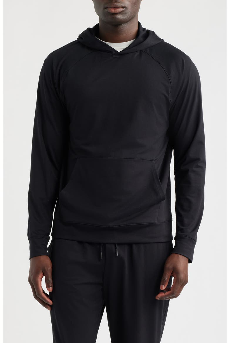 Live In Pullover Hoodie, Main, color, BLACK