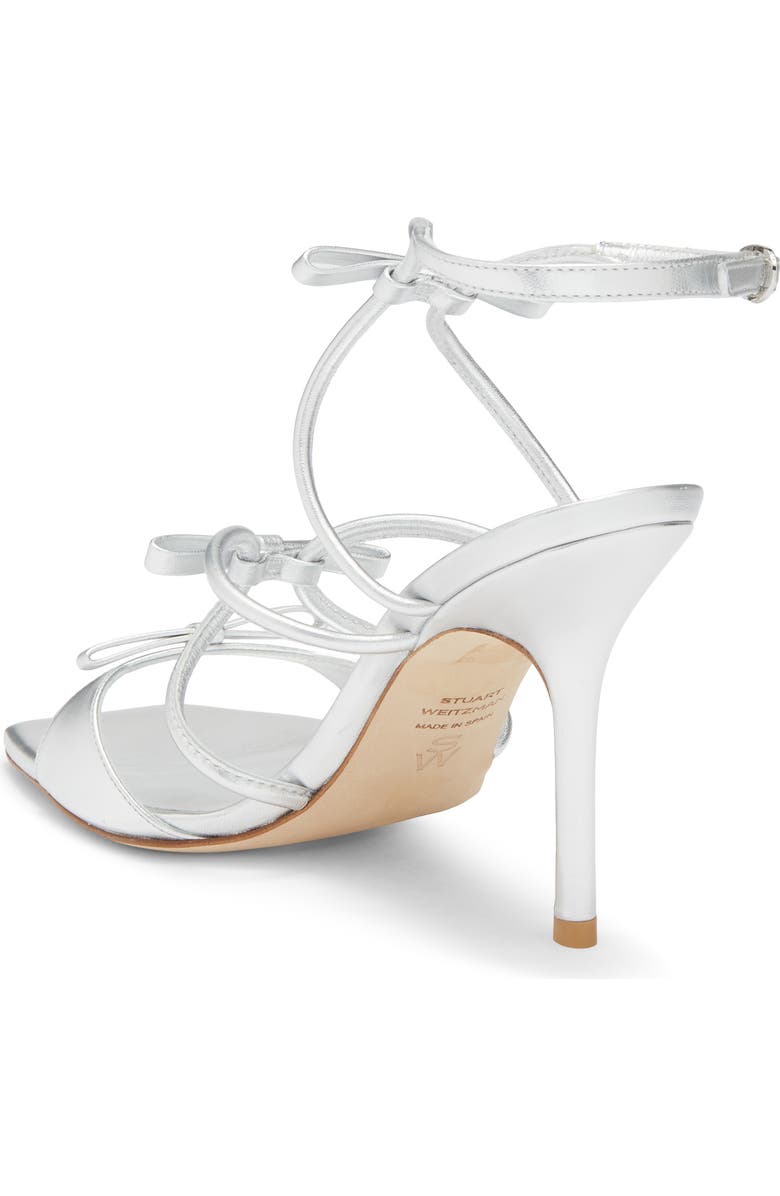 Stuart Weitzman Tully 100 Sandal, Alternate, color, Silver