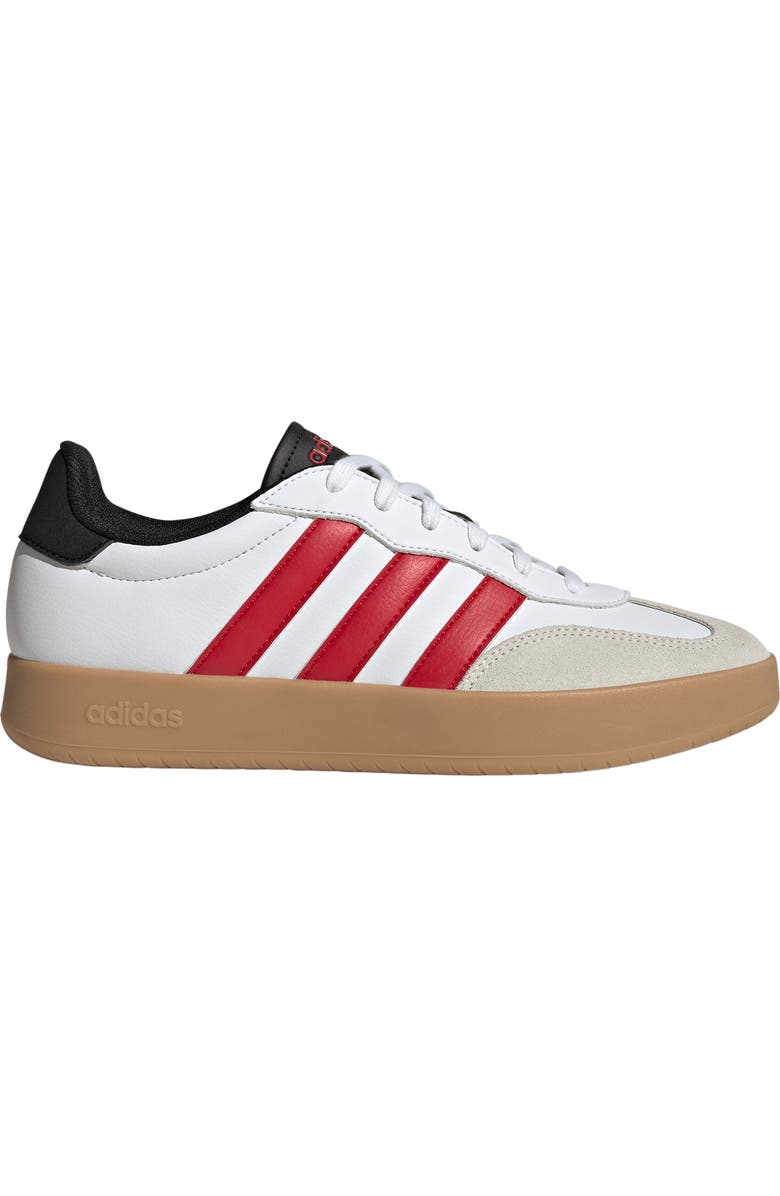 adidas Barreda Sneaker, Alternate, color, White/ Scarlet/ Core Black