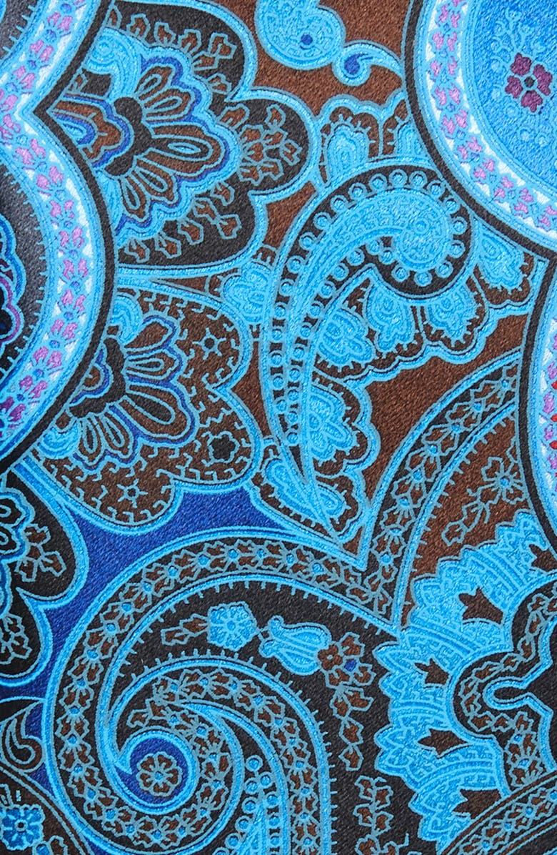 ZEGNA Quindici Paisley Silk Tie, Alternate, color, 
