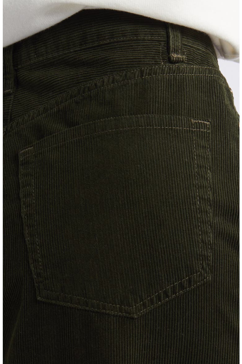 The Column Finewale Corduroy Skirt, Alternate, color, WOODLAND GREEN