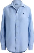 Polo Ralph Lauren Classic Fit Linen Button-Up Shirt