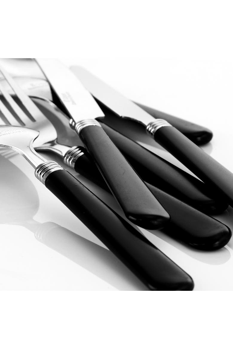 16 Piece Stainless Steel Flatware Set with Caddy, Alternate, color, Silver
