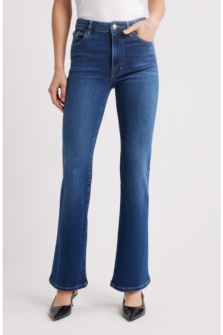 The Pixie Reboot High Waist Bootcut Jeans, Main, color, FEMMA