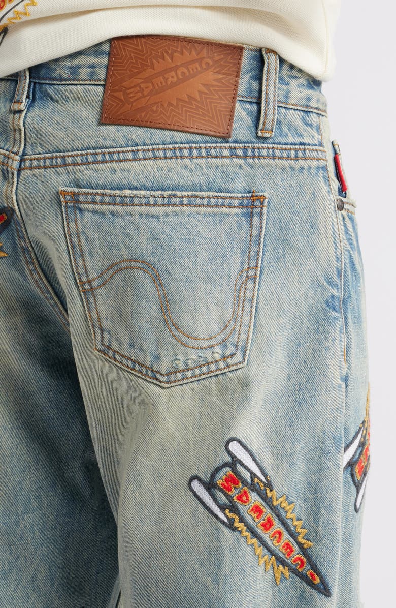 ICECREAM Blast Off Ripped Jeans, Alternate, color, Hot Fudge