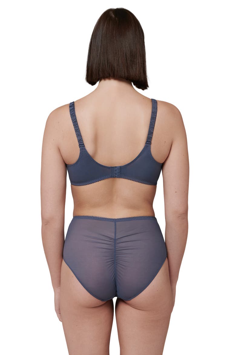 Intrigue Full Cup Underwire Bra, Alternate, color, CINDER BLUE