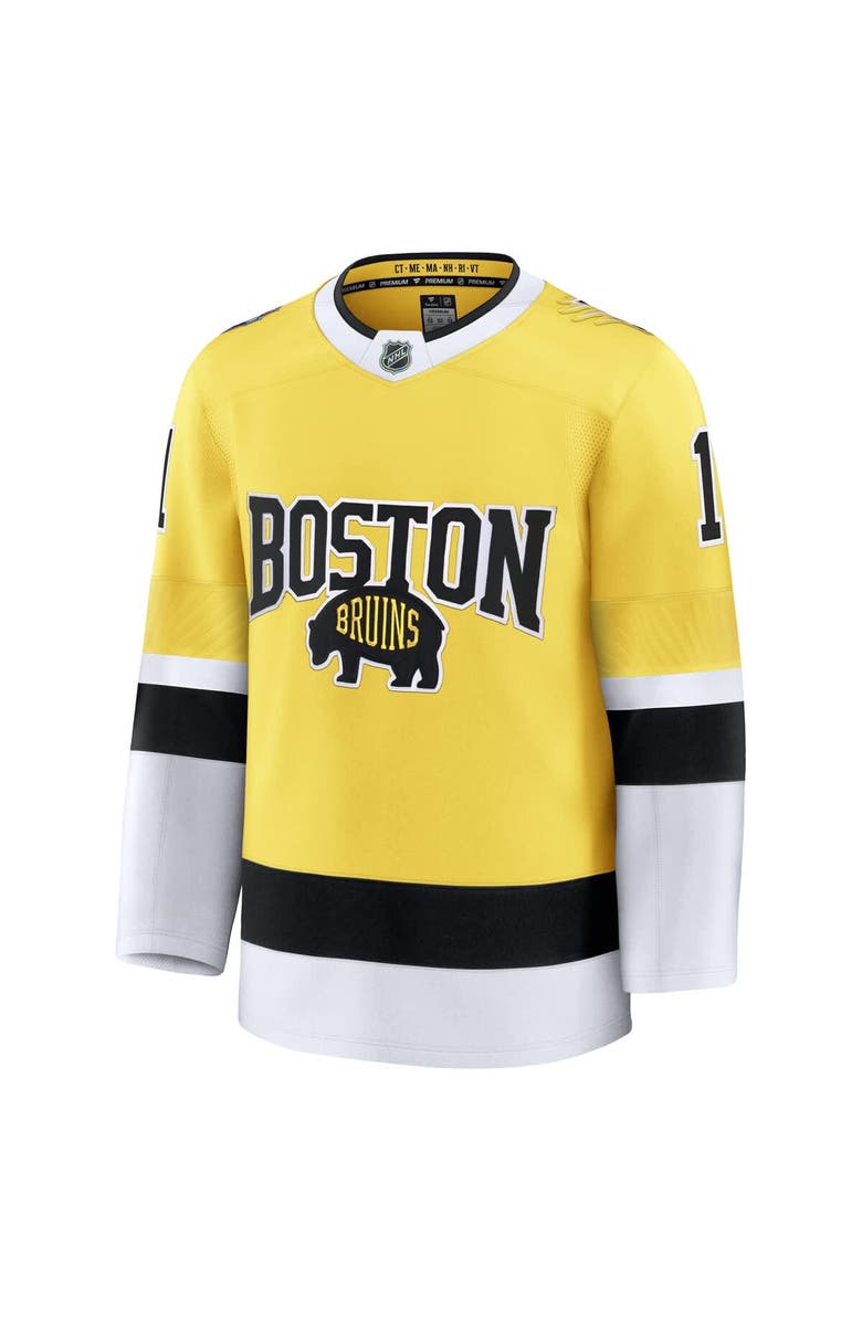 FANATICS Men's Fanatics Jeremy Swayman Gold Boston Bruins 2026 NHL Stadium Series Premium Jersey, Alternate, color, Gold