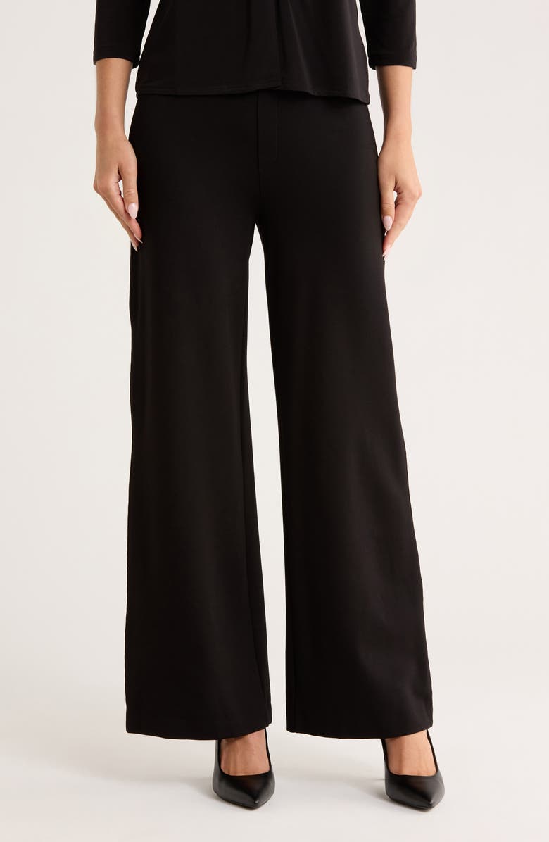 JASON WU Pull-On Wide Leg Pants, Main, color, Black