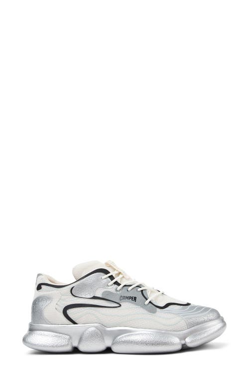 Shop Camper Karst Sneaker In Silver Multi