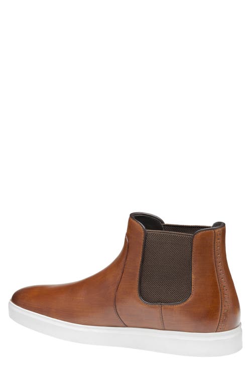 Johnston & Murphy Men's Brody Chelsea Boots In Brn Hand-stained Fg