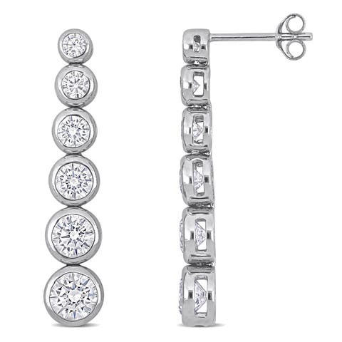 Cubic Zirconia Dangle Earrings