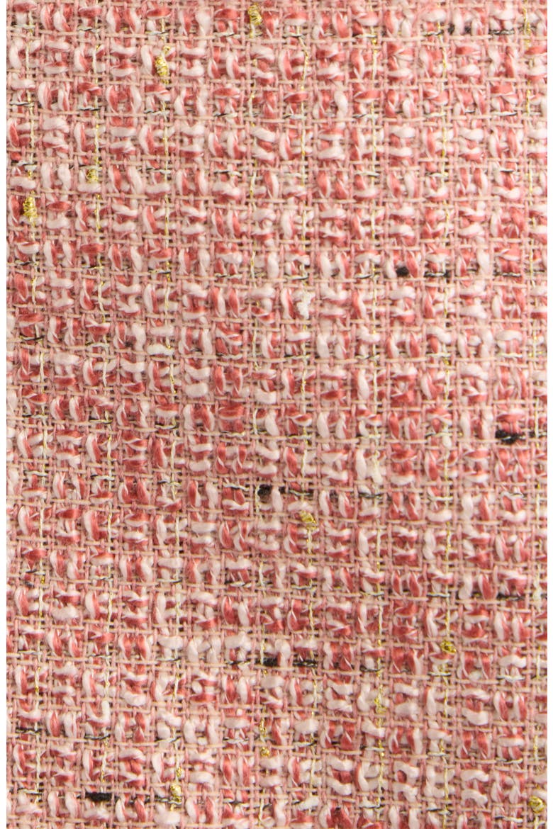 Heritage Tweed Midi Dress, Alternate, color, ANTQ CORAL MLT