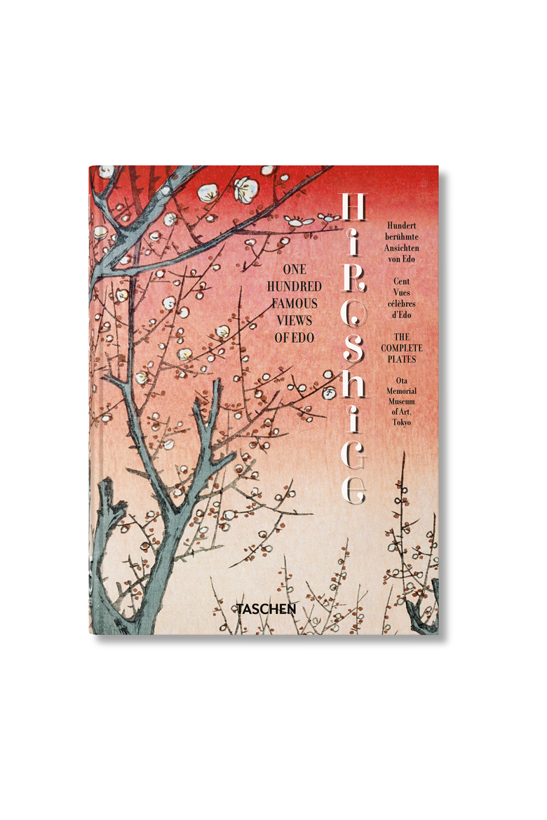 Hiroshige One Hundred Famous Views of Edo 45th ed English French German Book, Main, color, multicolor