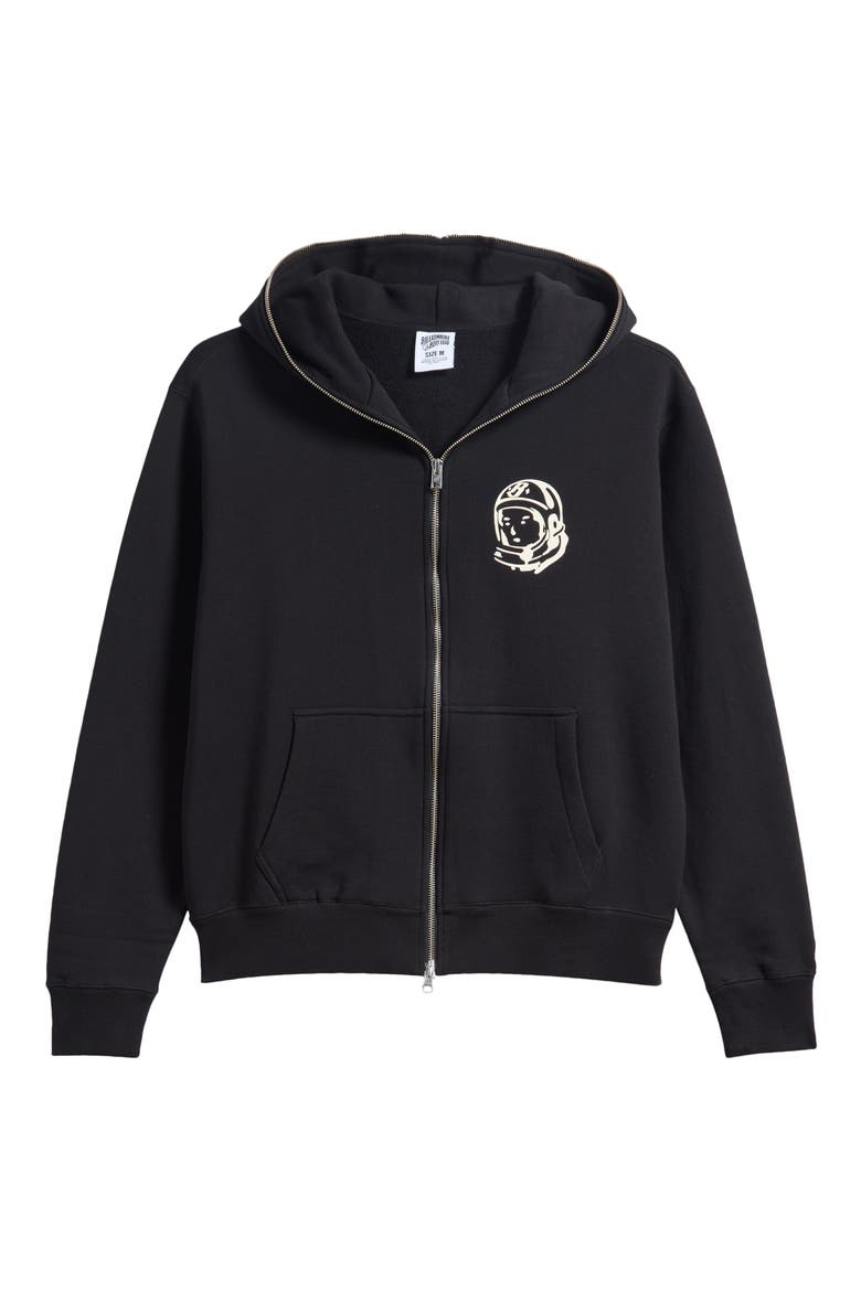 Zip Helmet Hoodie, Alternate, color, BLACK