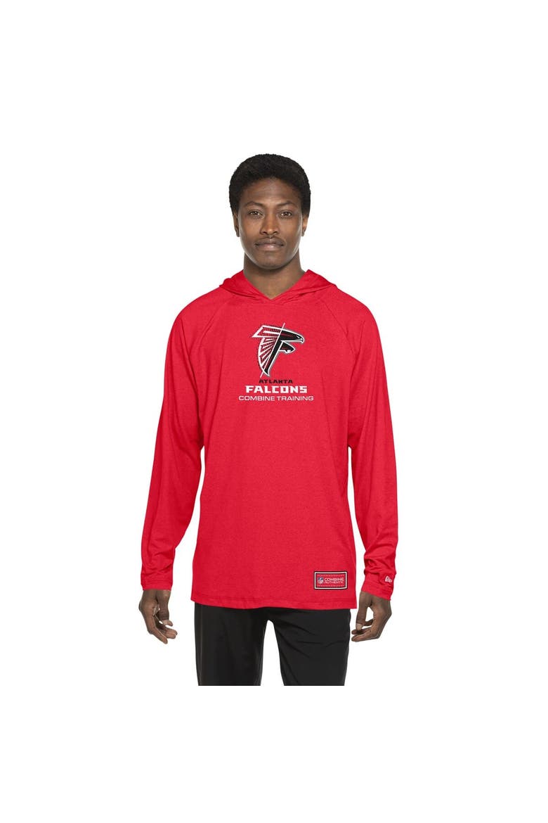 Men's New Era  Red Atlanta Falcons Functional Fandom Hoodie, Alternate, color, Red