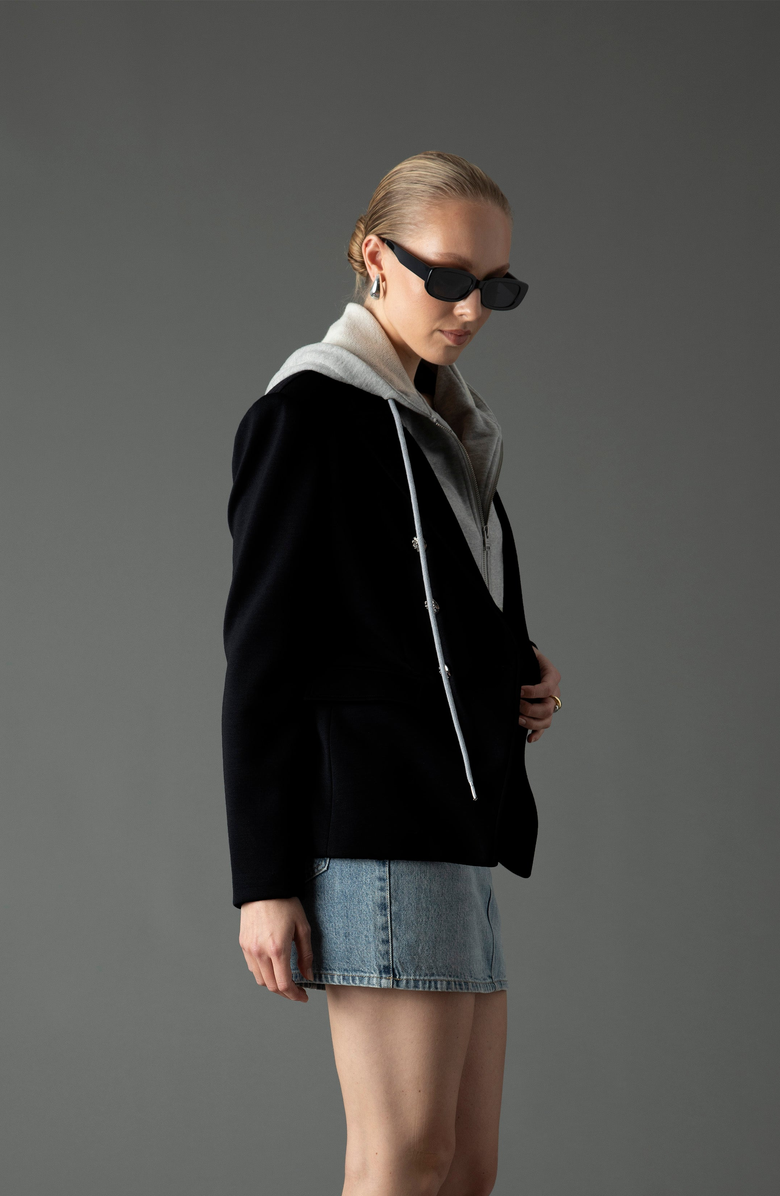 BLUE REVIVAL Helen Double Breasted Blazer, Alternate, color, 