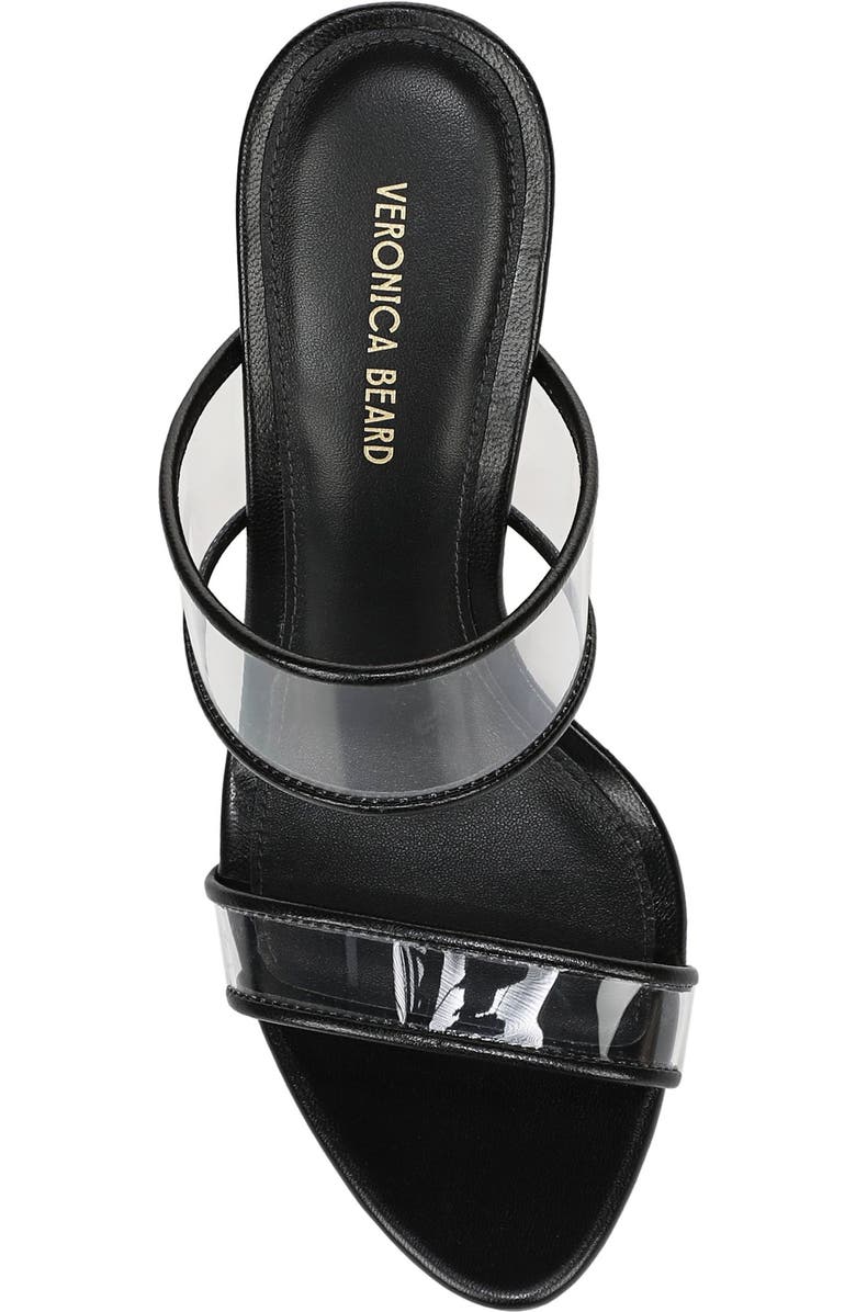 Veronica Beard Asha Sandal, Alternate, color, Clear/ Black