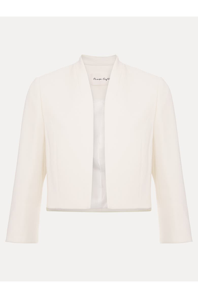 Catherine Collarless Jacket, Alternate, color, Cream