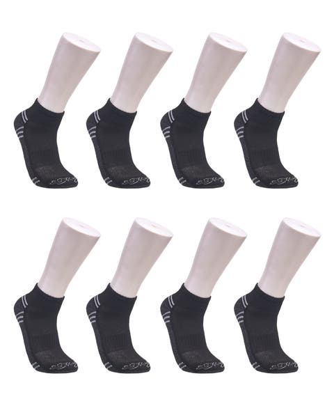 Boys Athletic Half Cushion Quarter Sock 8-Pack