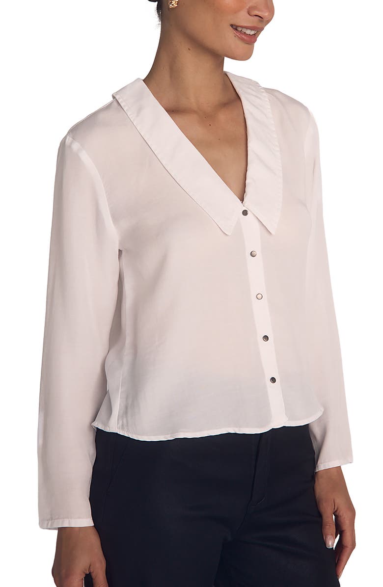 Bella Dahl Long Sleeve Woven Shirt, Alternate, color, White