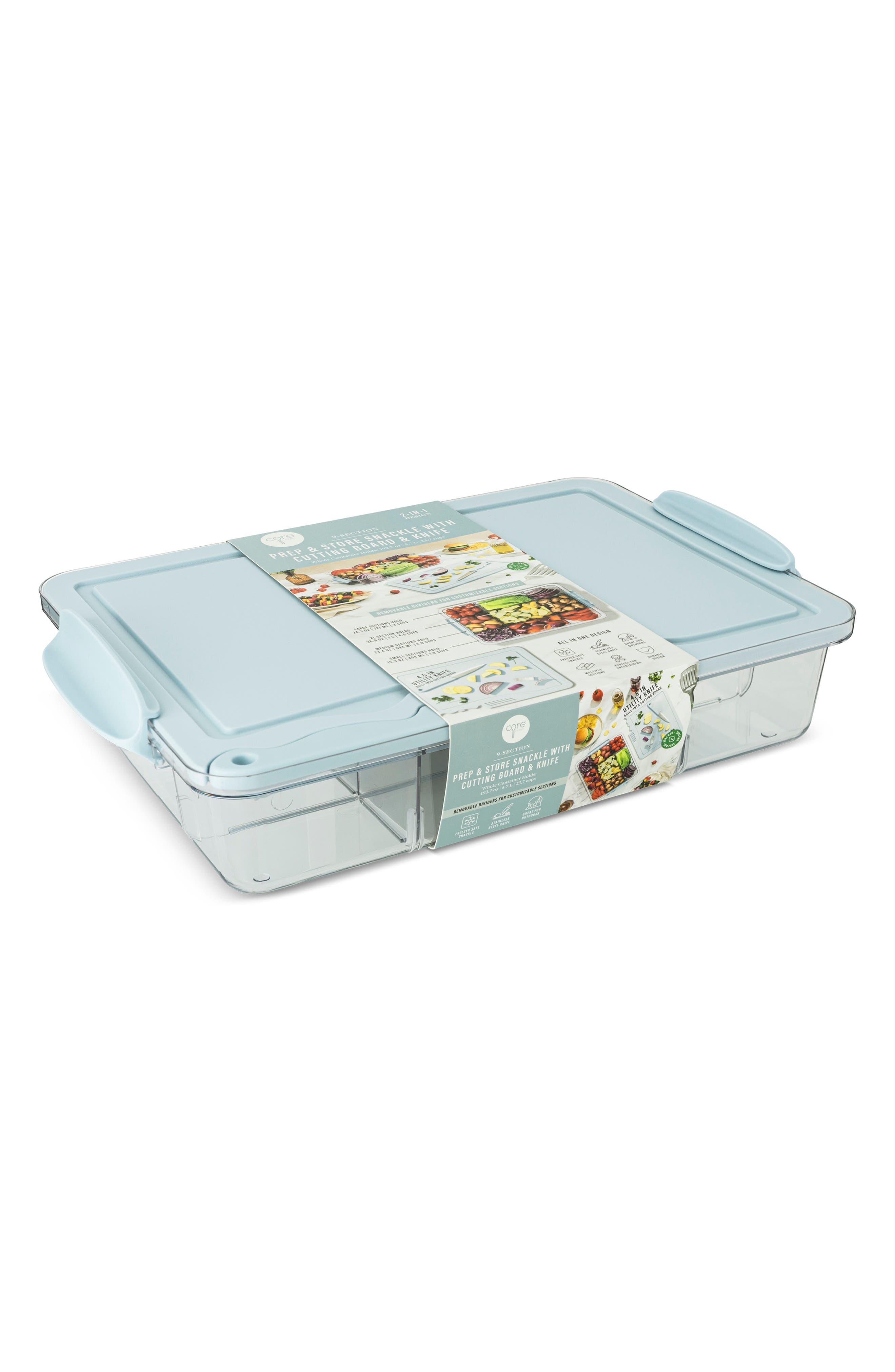 9-Section Snack Box