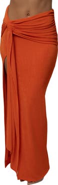 JLUXLABEL Muse Draped Maxi Skirt