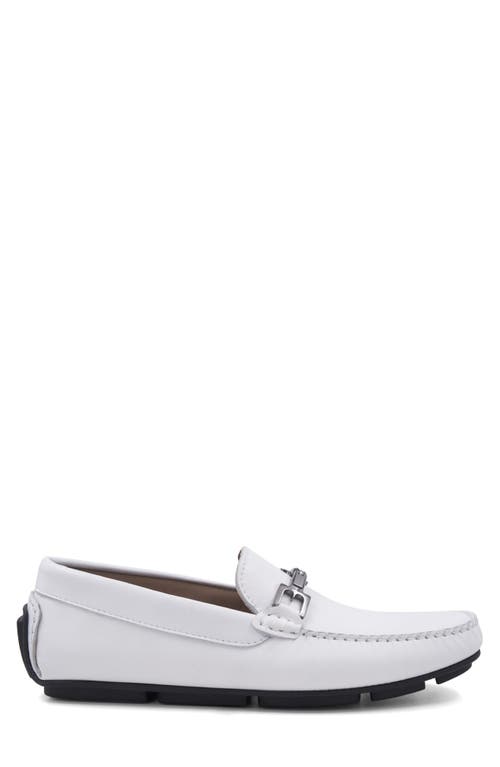 Bruno Magli Taso Bit Driving Loafer In Off White