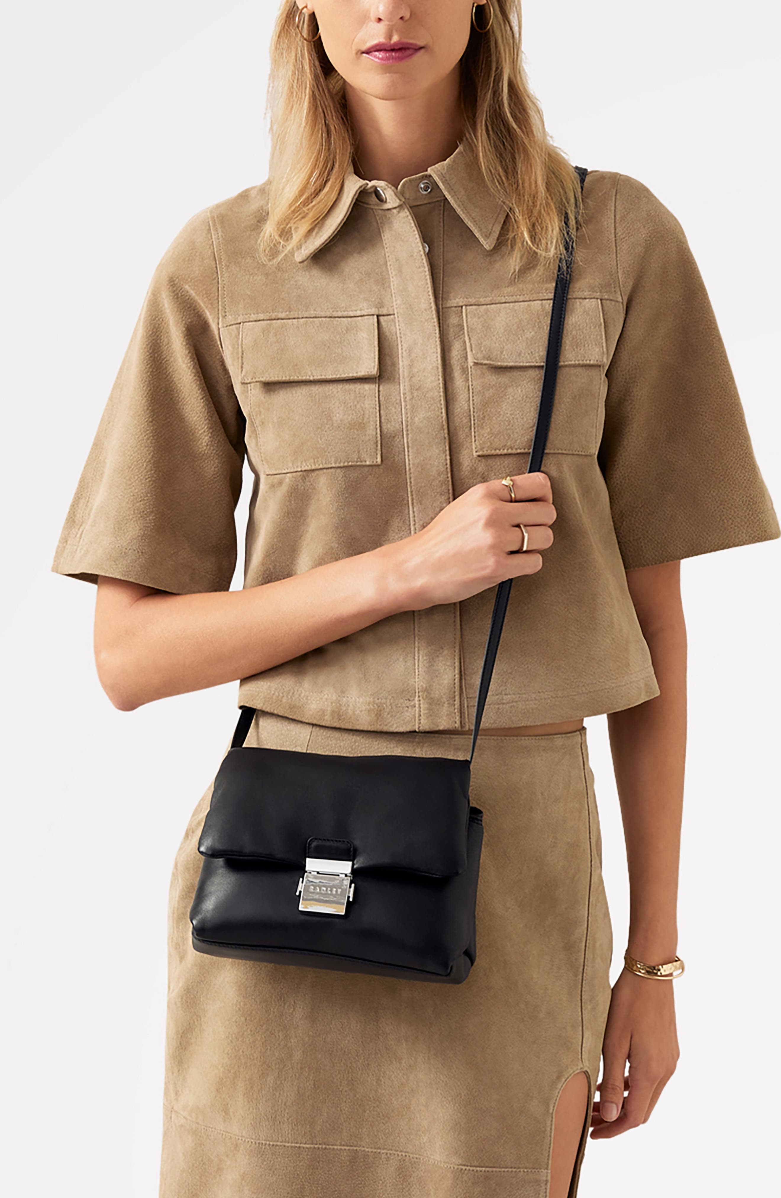 Radley Bond Court Small Flap Crossbody Bag, Alternate, color, Black