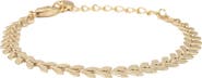 Bearfruit Jewelry Elara Chevron Link Bracelet Dainty Trendy Statement