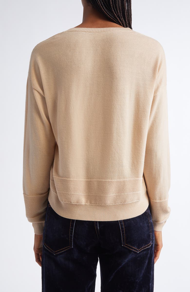 Eleventy Wool V-Neck Sweater, Alternate, color, 02 Sand