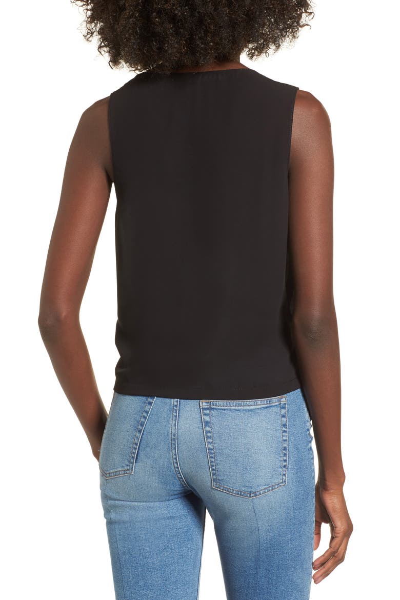 Wrap Tank, Alternate, color, BLACK