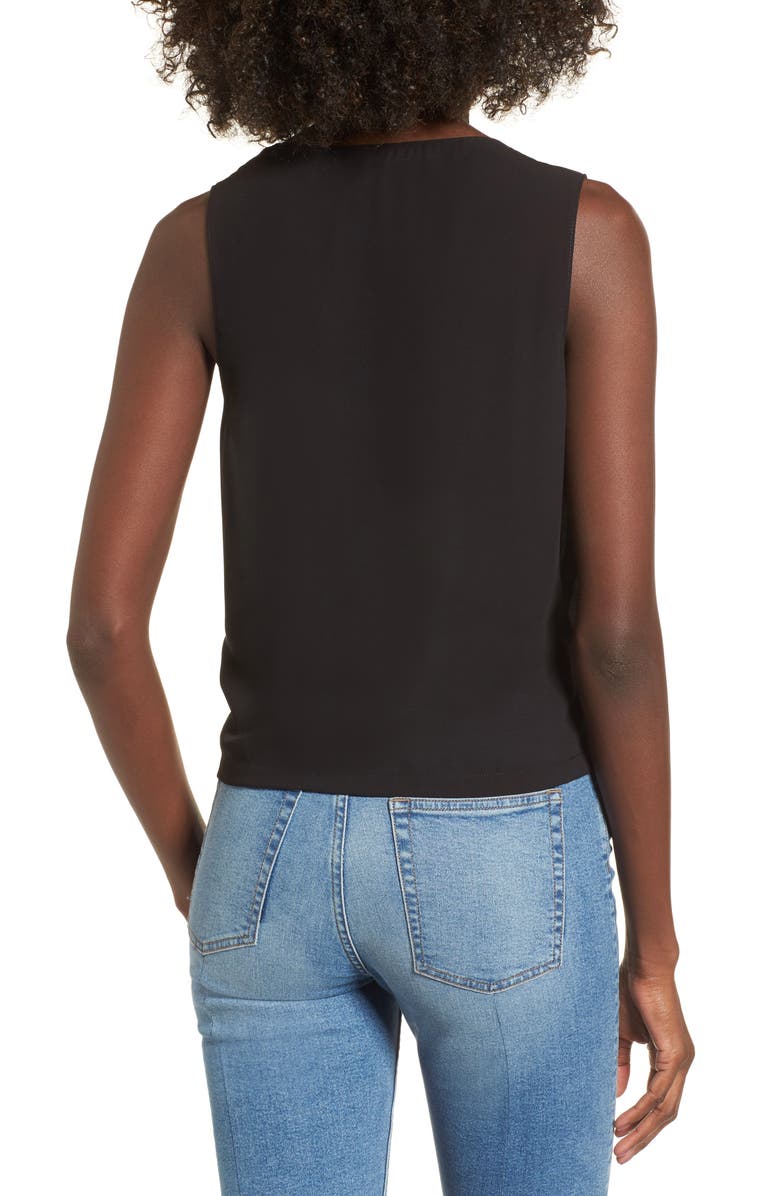 All in Favor Wrap Tank, Alternate, color, 