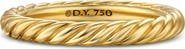 David Yurman Cable Band Ring in 18K Gold