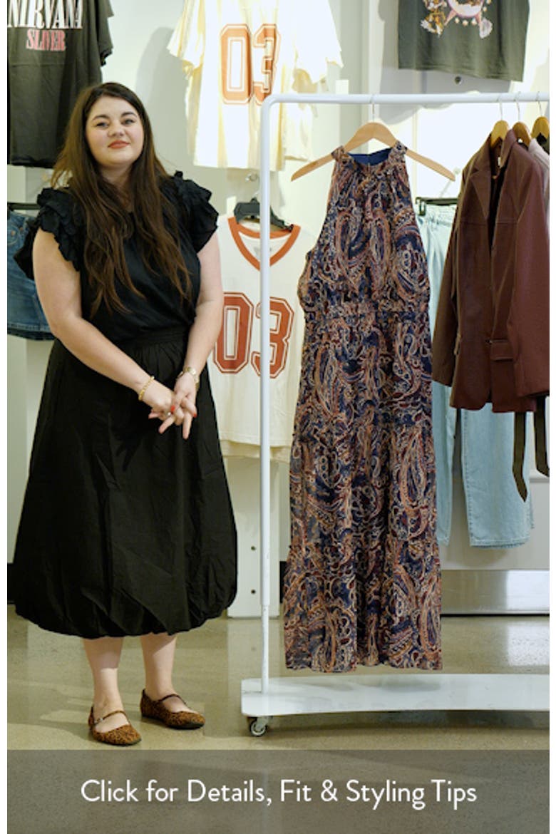Paisley Sleeveless Dress video
