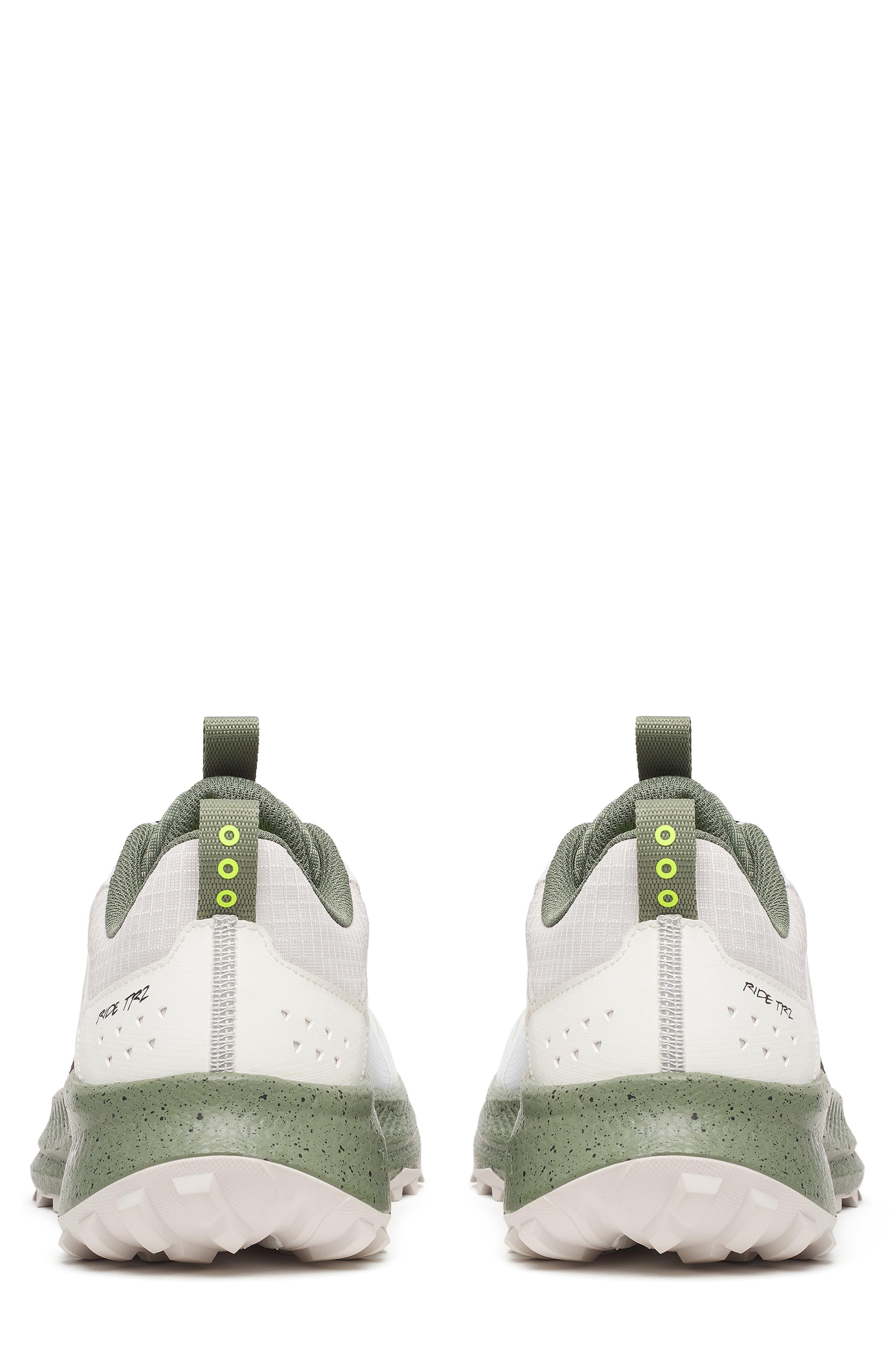 Saucony Ride TR2 Trail Running Shoe, Alternate, color, White/ Olivine