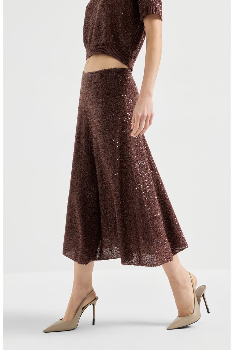 Knitted skirt, Alternate, color, Bordeaux
