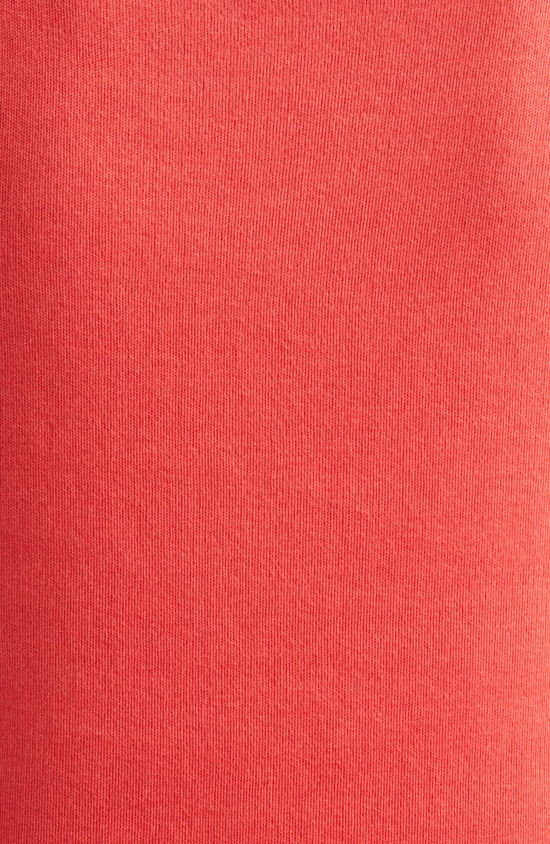 ST. JOHN Silk & Cotton Sweater Tank, Alternate, color, Deep Coral