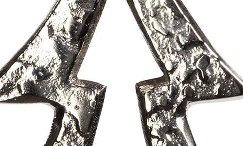 Zodax Set Of 6 Cast Aluminum Christmas Tree Ornaments In Silver