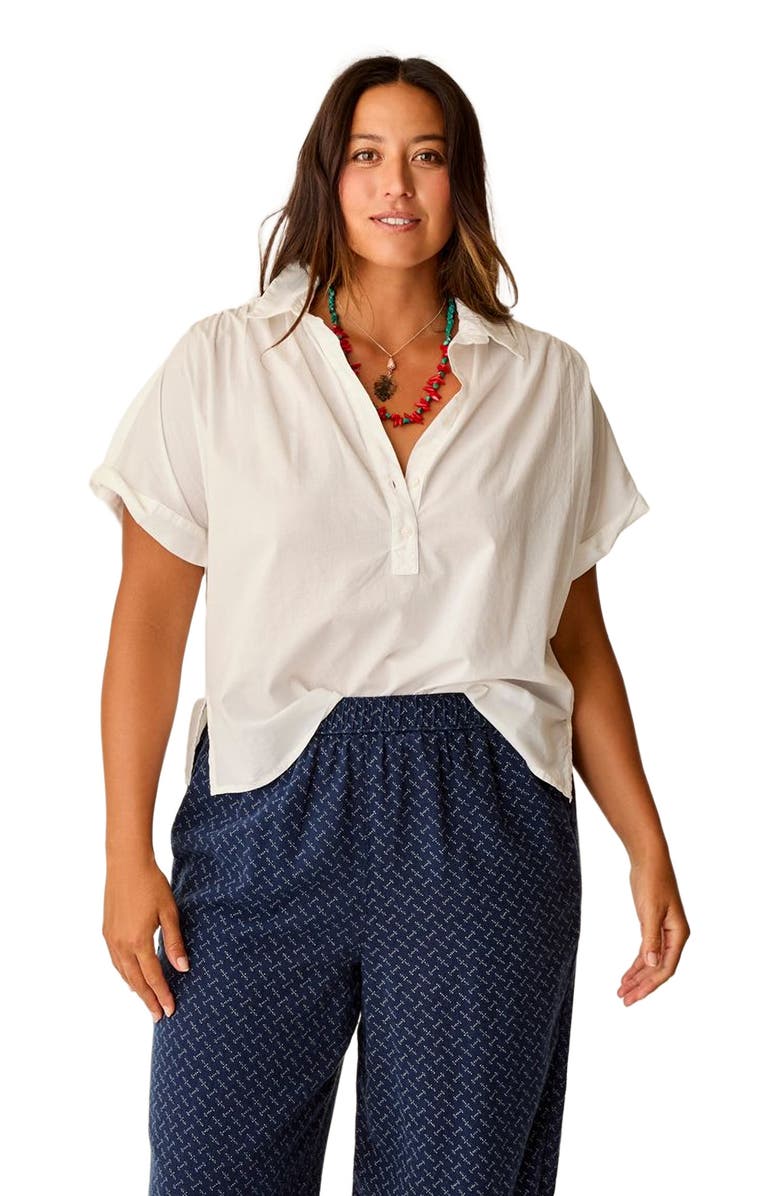 Carve Designs Elliott Voile Top, Main, color, Cloud